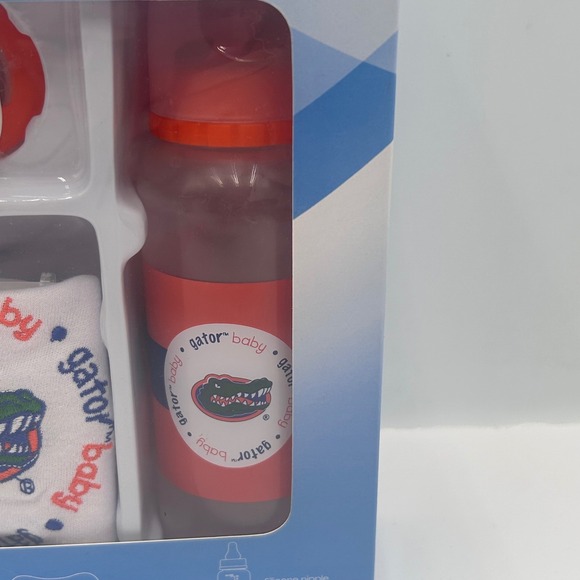 Baby Fanatic Florida Gators Kickoff Collection 3pc Bib Pacifier Bottle Set NEW - Picture 8 of 9